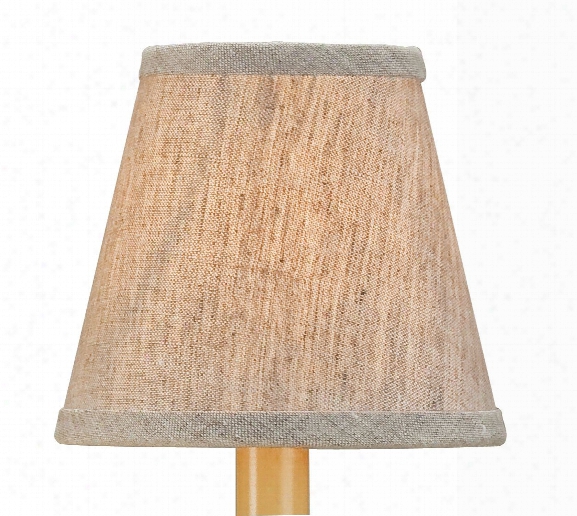 Small Natural Linen Shade Design By Currey & Company