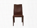 Set of Two Dafney Side Chairs in Brown Leather design by Euro Style