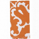 Sindoor Orange Napkins Set of Four design by Allem Studio