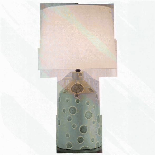 Bijou Table Lamp In Various Finisshes W/ Linen Shade Design By Kelly Wearstler