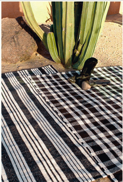 Birmingham Black Indoor/outdoor Rug Design By Dash & Albert