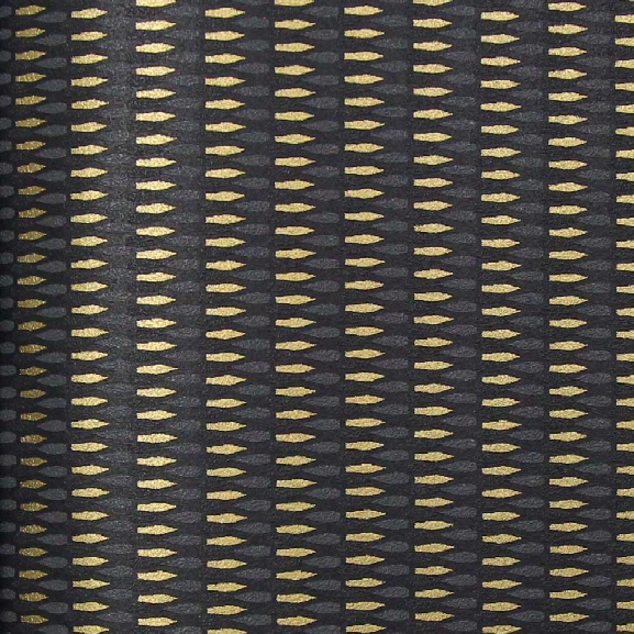 Black, Gold, And Dark Grey Geometric Kr404 Wallpaper From The Globalove Collection By Karim Rashid