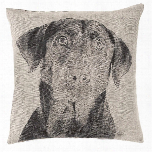 Black Lab Natural Decorative Pillow Designb Y Fresh American