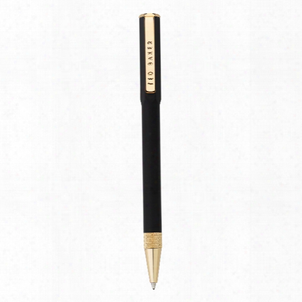 Black Onyx Premium Ballpoint Pen Purpose Through  Ted Baker