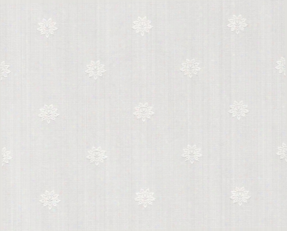 Small Prints Classic Wallpaper In Cream And White Design By Bd Wall