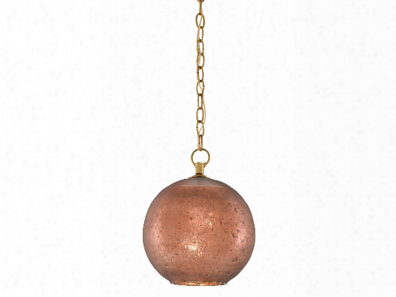 Small Rae Pendant In Copper Design By Currey & Company