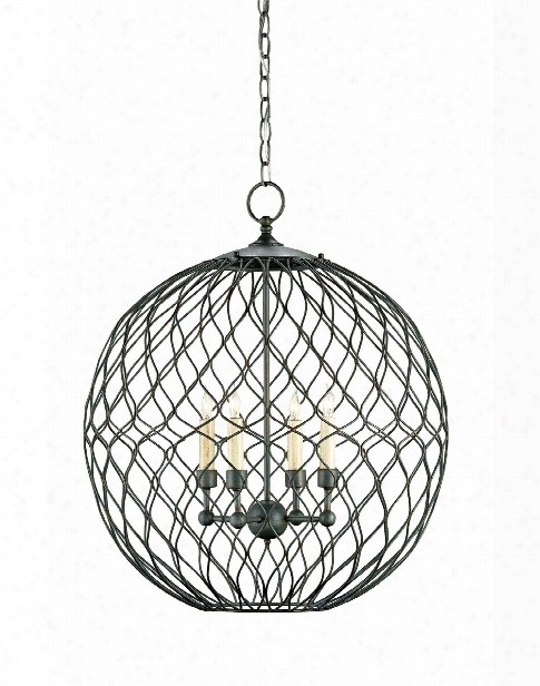 Small Simpatico Orb Chandelier Design By Currey & Company