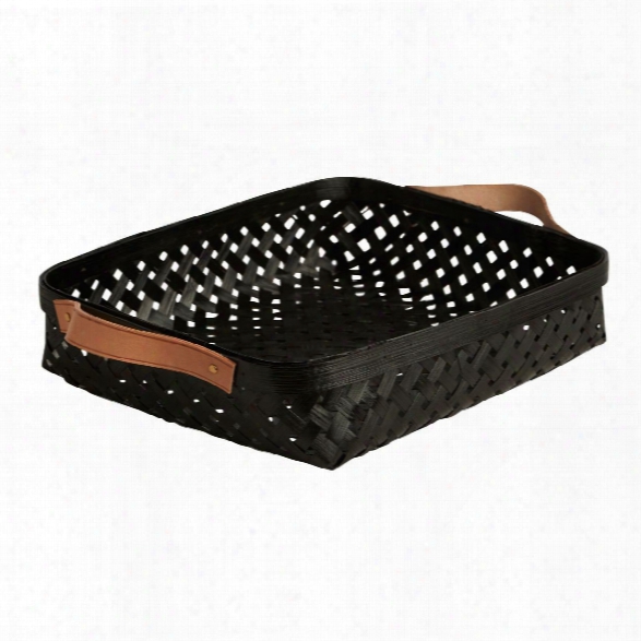 Small Sporta Bread Basket In Black Design By Oyoy
