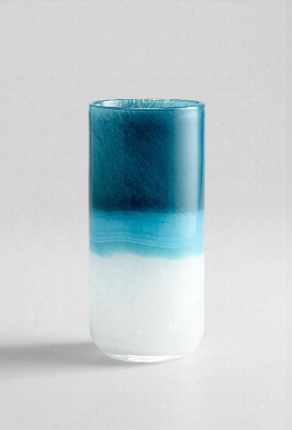 Small Turquoise Cloud Vase Design By Cyan Design