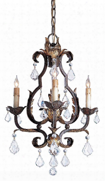 Small Tuscan Chandelier Design By Currey & Company