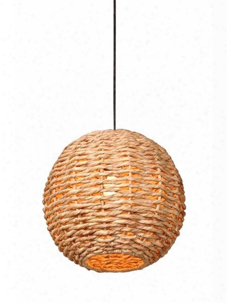 Small Water Hyacinth Ball Pendant Light Design By Emissary