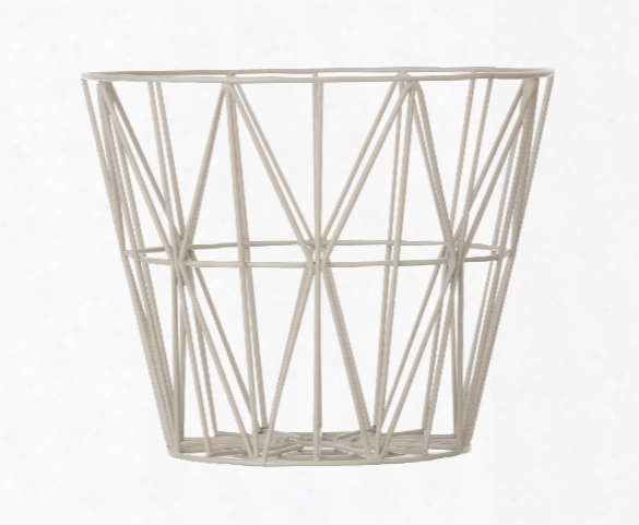 Small Wire Basket In Grey Design By Ferm Living