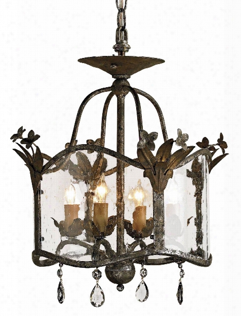 Small Zara Flush Mount Design By Currey & Company