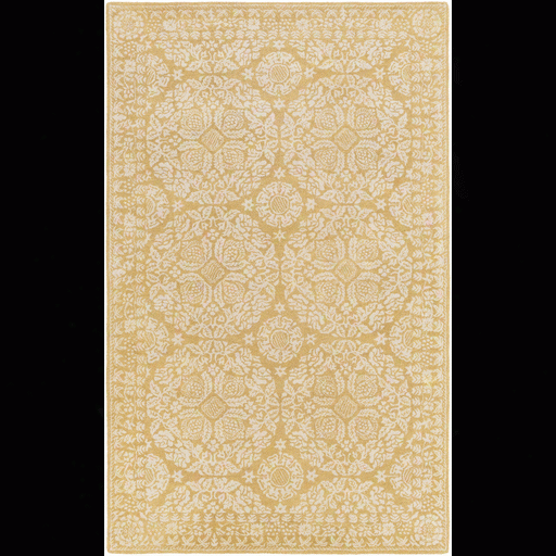 Smithsonian Rug In Mustard & Khaki Design By Smithsonian