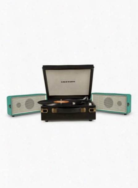 Snap Portable Turntable In Turquoise Design By Crosley