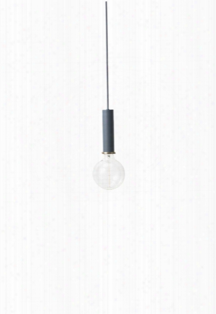 Socket Pendant High In Dark Blue Design By Ferm Living