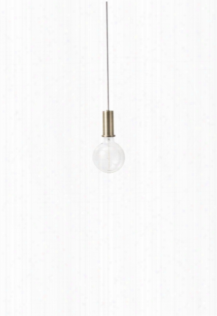 Socket Pendant Low In Brass Design By Ferm Living