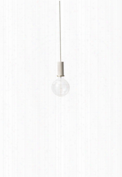 Socket Pendant Low In Light Grey Design By Ferm Living