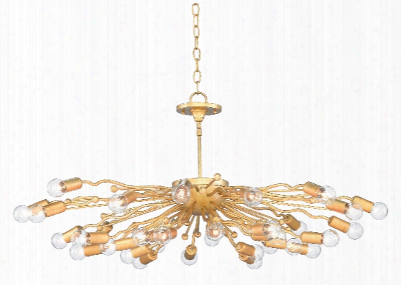 Solange Chandelier In Dark Contemporary Gold Leaf Design By Currey & Company
