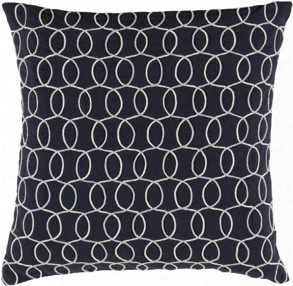 Solid Bold Ii Pillow Iin Black & Cream Design By Bobby Berk