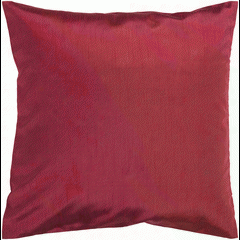 Solid Luxe Burgundy Pillow Design By Surya