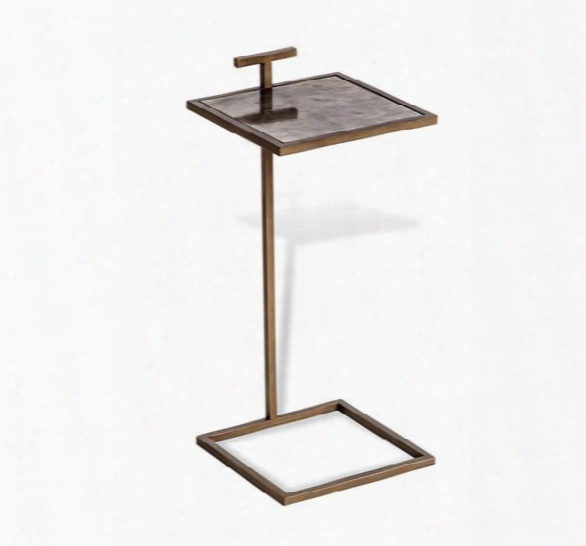 Soren Square Drink Table In Brown Vellum Design By Interlude Home