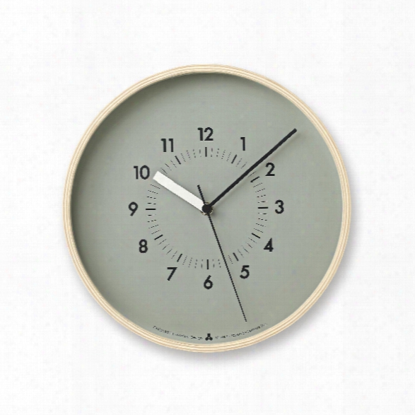 Soso Clock In Grey Design By Lemnos
