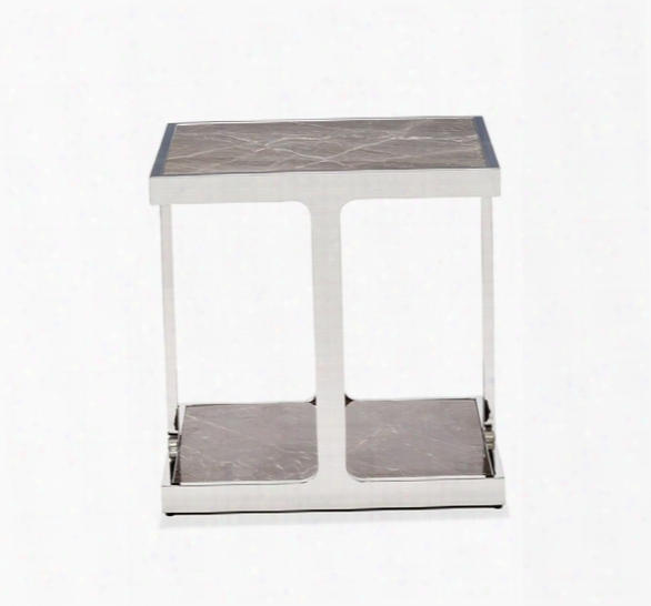 Soto Square Side Table In Marble Design By Interlude Home