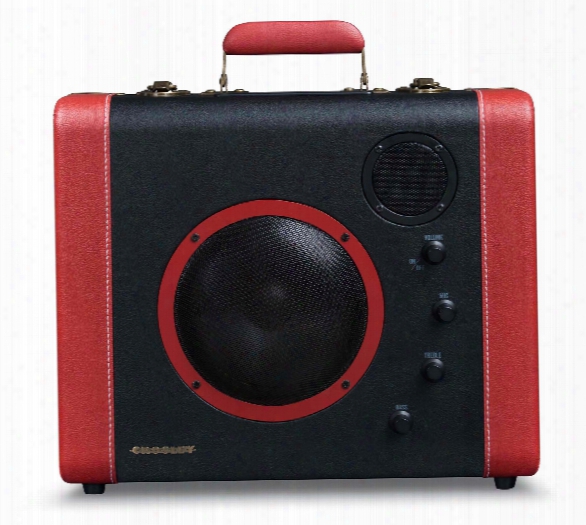 Soundbomb Speaker System In Black & Red Design By Crosley