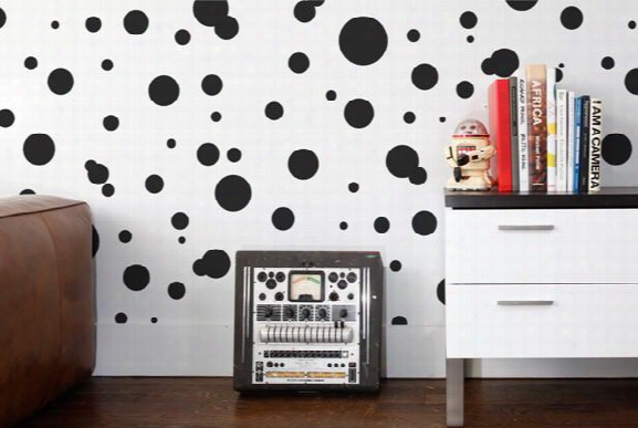 Space Dots Wallpaper In Noir Design By Aimee Wilder