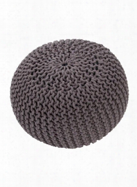 Spectrum Pouf In Steele Gray Design By Jaipur