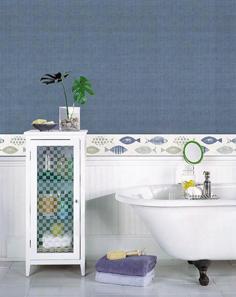 Spindrift Navy Swirl Wallpaper From The Seaside Living Collection By Brewster Home Fashions