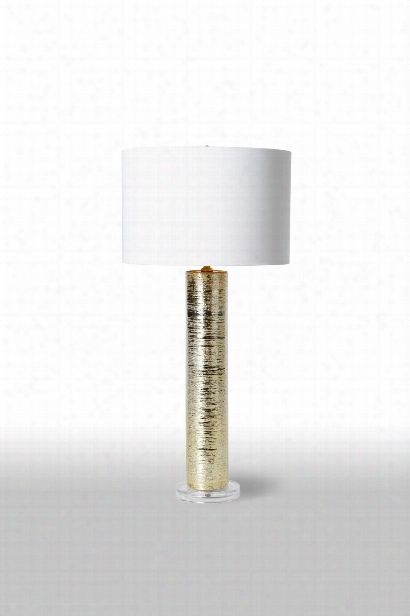 Spun Lamp In Gold Design By Barbara Cosgrove