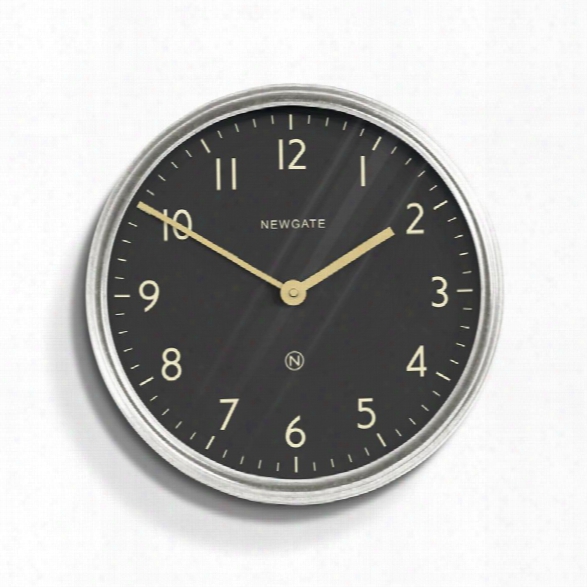 Spy Wall Clock In Galvanized Design By Newgate