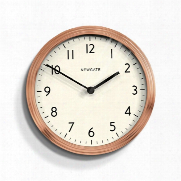 Spy Wall Clock In Radial Copper Design By Newgate