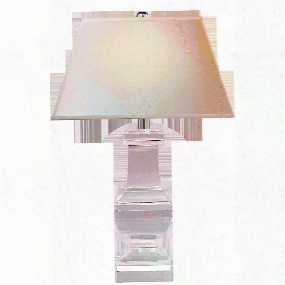 Square Balustrade Table Lamp In Various Finishes & Shades Design By E. F. Chapman