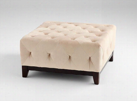 Square Fooloose Ottoman Design By Cyan Design