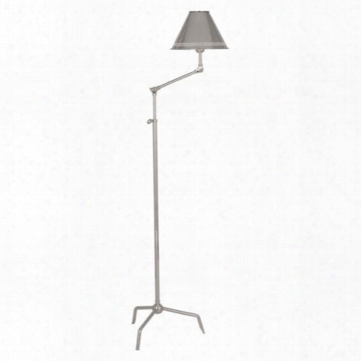 St Germain Floor Lamp In Polished Nickel Design By Jonathan  Adler