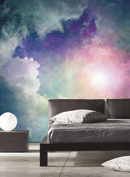 Stargazer Wall Mural In Aurora Design By York Wallcoverings