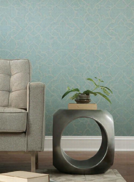 Starling Wallpaper In Soft Blue Design By Carey Lind For York Wallcoverings