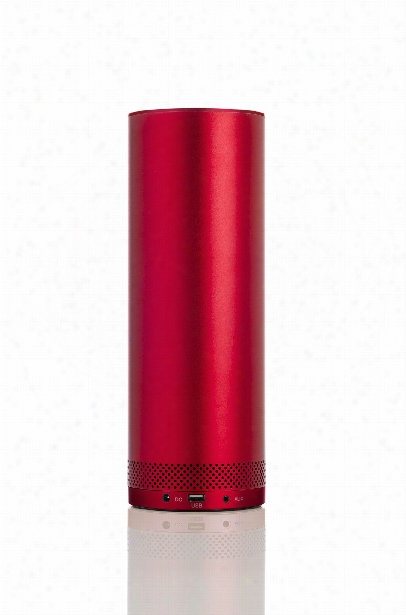 Stell Audio Pillar In Metallic Red Design By Stell Audio