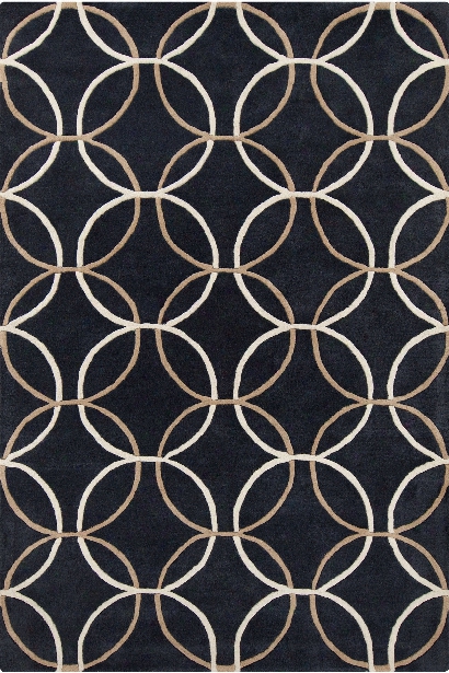 Stella Collection Hand-tufted Area Rug In Charcoal, Taupe, & Cream Design By Chandra Rugs