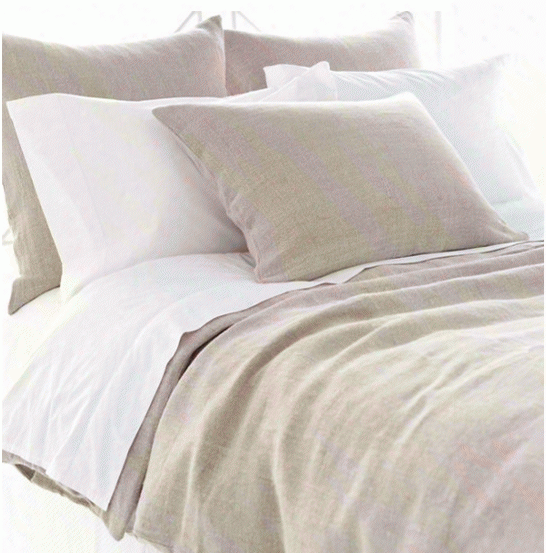 Stone Washed Linen Natural Bedding Design By Pine Cone Hill