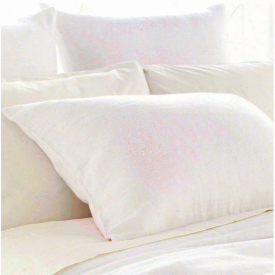 Stone Washed Linen White Bedding Design By Pine Cone Hill