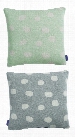 Smilla Cushion in Pale Mint & Light Grey design by OYOY