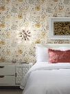 Spontaneity Wallpaper in Metallics from the Culture Club Collection by York Wallcoverings