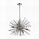 Starburst 12 Light Pendant In Chrome design by BD Fine