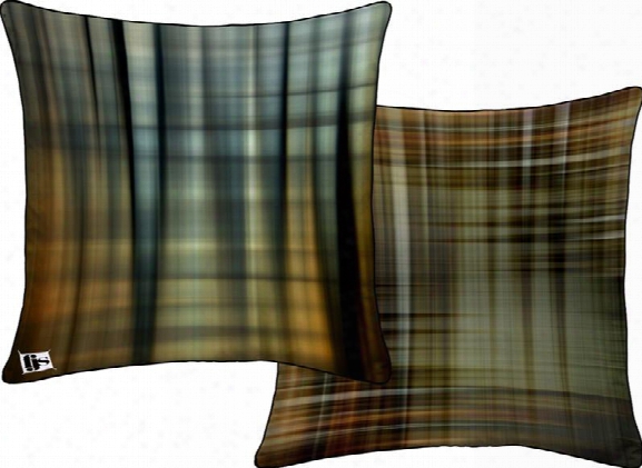 Stripes & Plaid Two Sided Pillow Design By Fjs