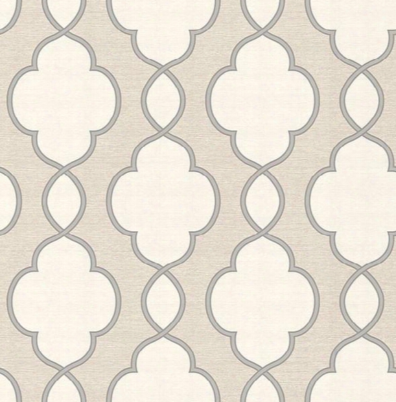 Structure Light Brown Chain Link Wallpaper From The Symetrie Collection By Brewster Home Fashions