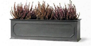 Stuart Window Box In Faux Lead Finish Design By Capital Garden Products